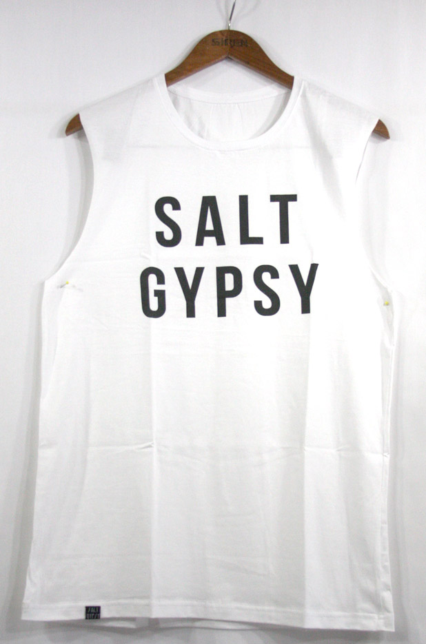 SALT GYPSY Tank in White - A Hand Sewn Salt Gypsy Original